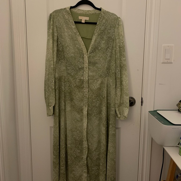 Michael Kors Maxi Dress, Long Sleeve - Picture 3 of 5